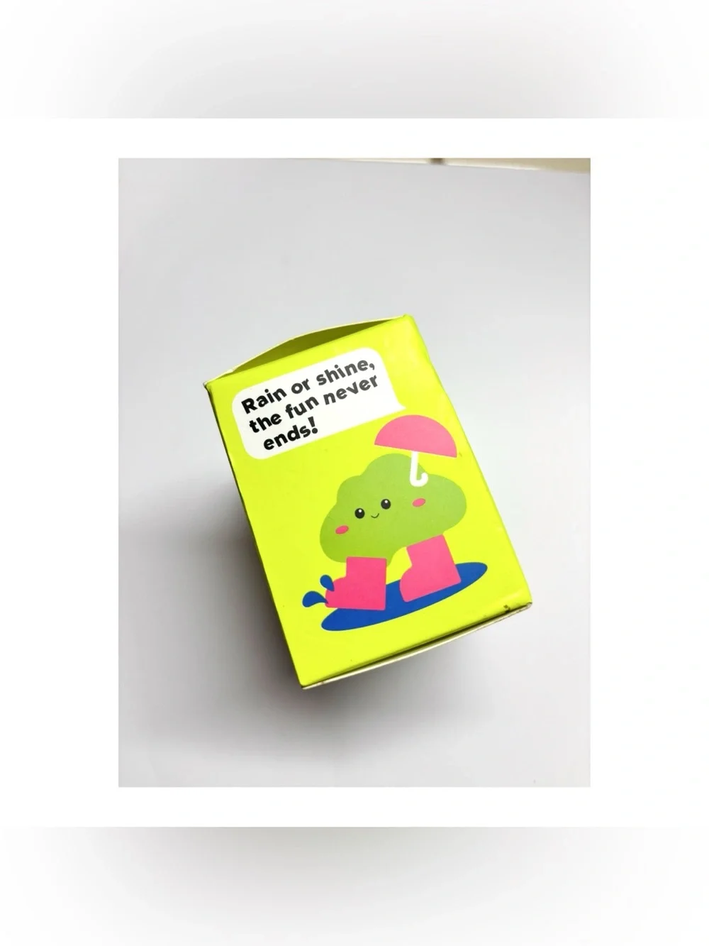 J'adore Glitter Cloud Yellow Squishy Sensory Glitter Squeeze Toy